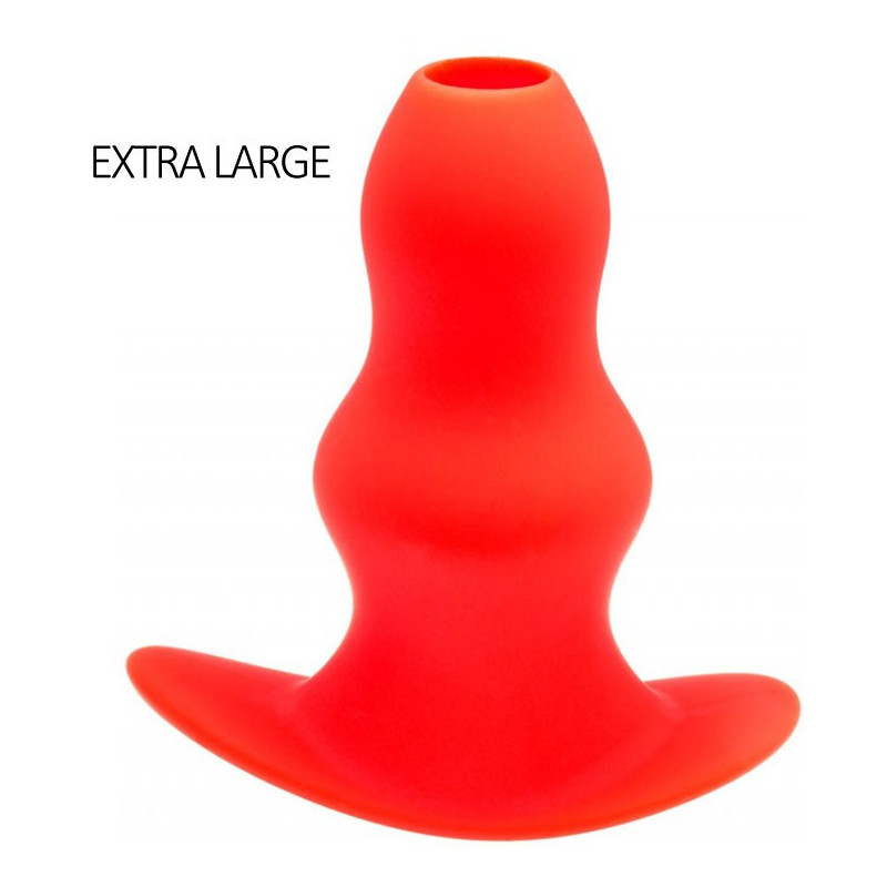 MK Toys Plug Tunnel Stretch Rouge Extra large 16 x 7.5cm
